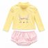 Maillot de bain anti-UV avec couche-culotte « Lapin Fleuri »