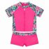 Maillot de bain 2 pièces anti-UV Floral Sport