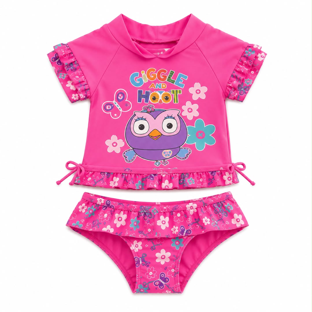 Maillot de bain 2 pièces anti-UV Collection Été Colorée
