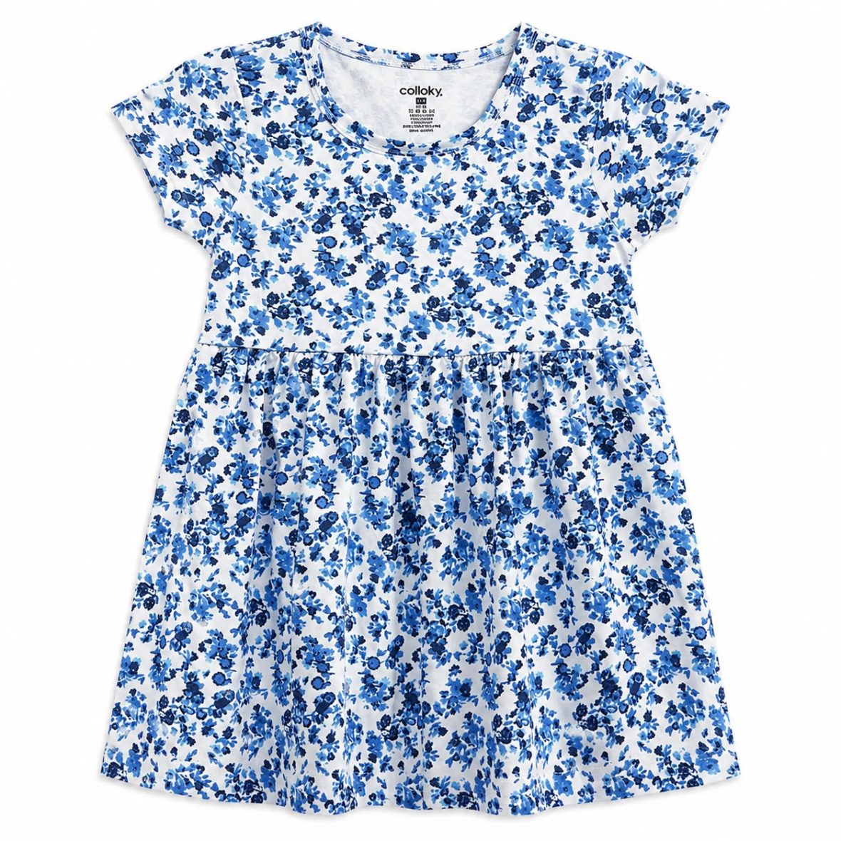Robe fille été fleurie légère et confortable
