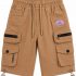 Short cargo enfant multi-poches à taille élastique