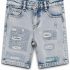 Short en jean délavé tendance enfant
