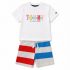 Ensemble T-shirt & Short Rayé Enfant