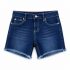 Short en Jean Effiloché