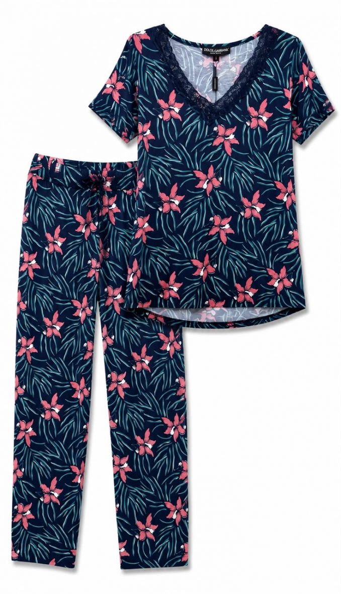 Pyjama Femme Imprimé Fleuri