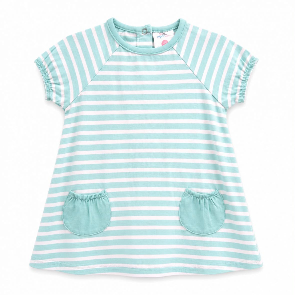 Robe Bébé Rayée avec Poches