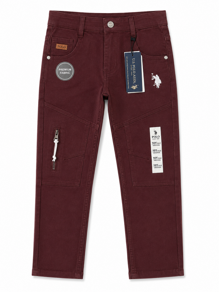 Pantalon toile Garçon polo