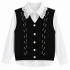Ensemble pull chemise perlé fille M4