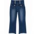 Jean fille flare taille haute à boutons by primark