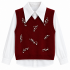 Ensemble Pull chemise perlé fille M2