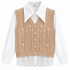 Ensemble Pull chemise perlé fille M5