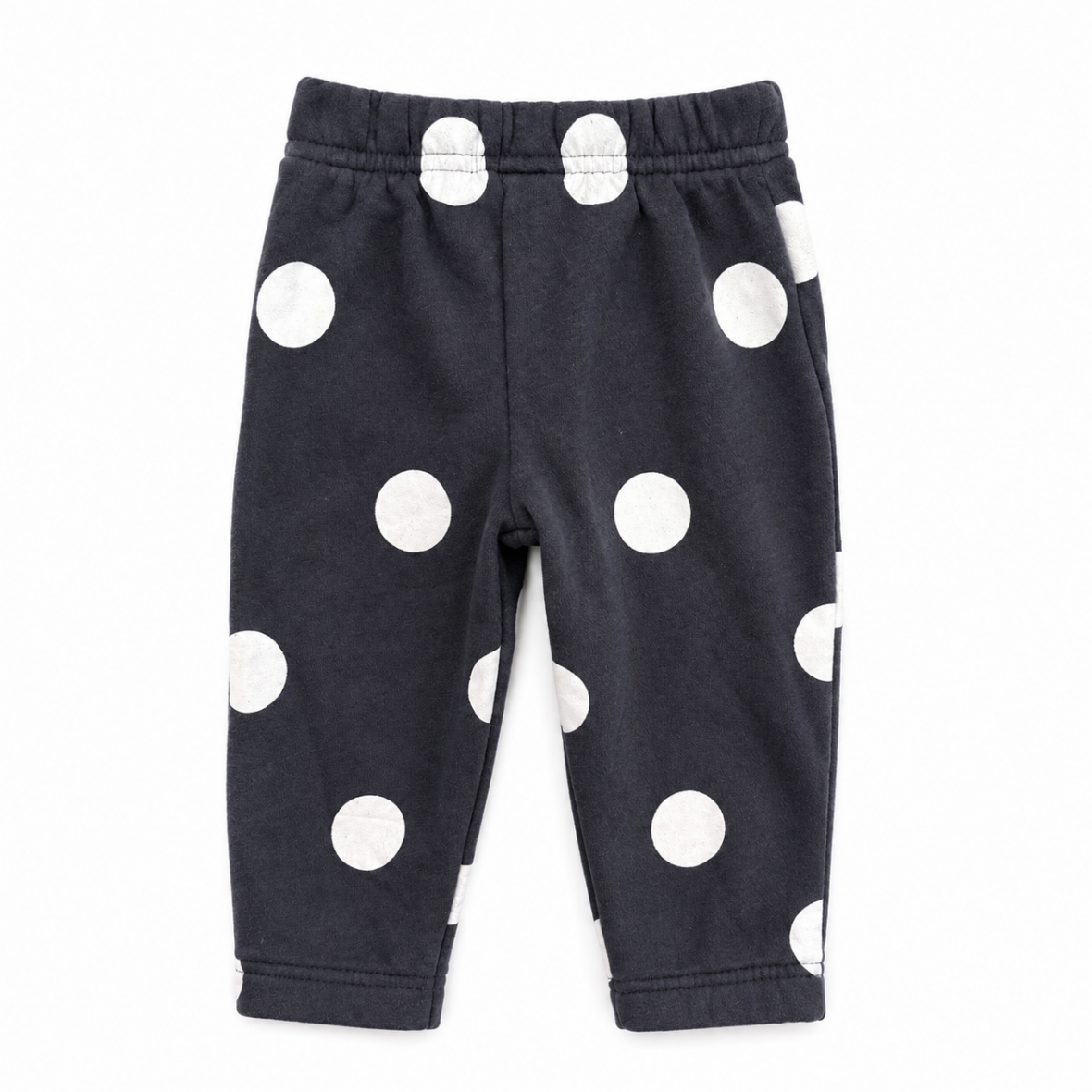 bas jogging Bébé à Pois Blancs