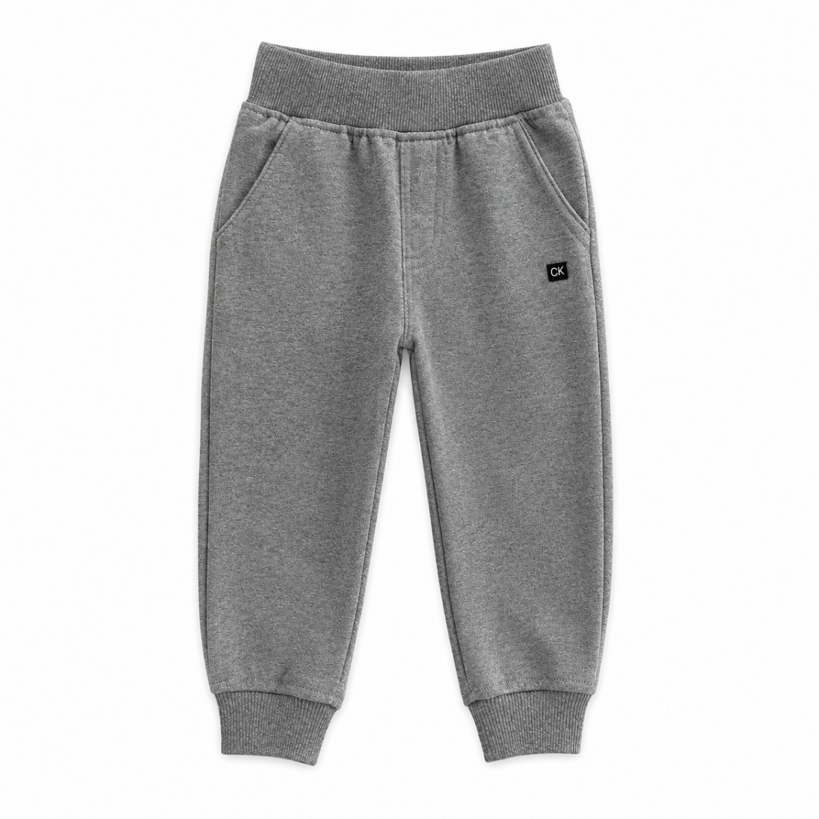 Pantalon jogging gris avec logo CK